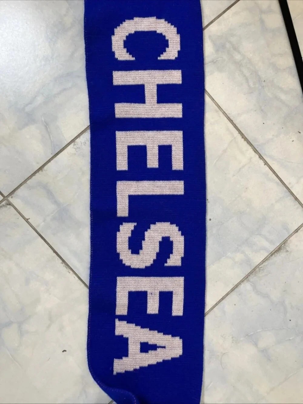 Chelsea FC Blue Knit Soccer Supporter Scarf